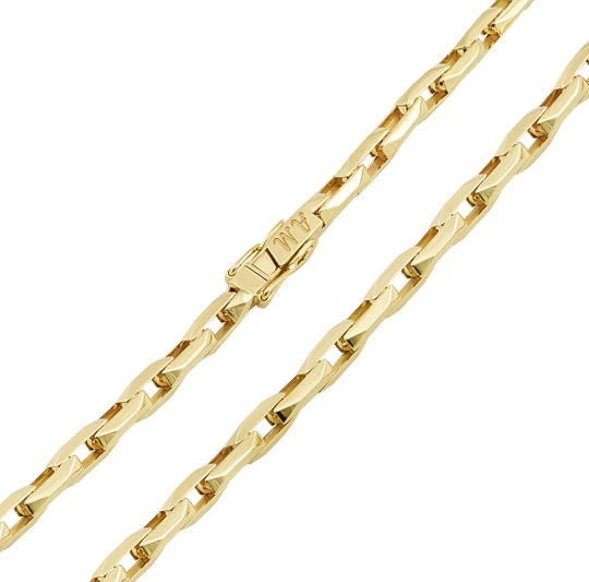 Chain&quot;New Anchor&quot; in lemon gold