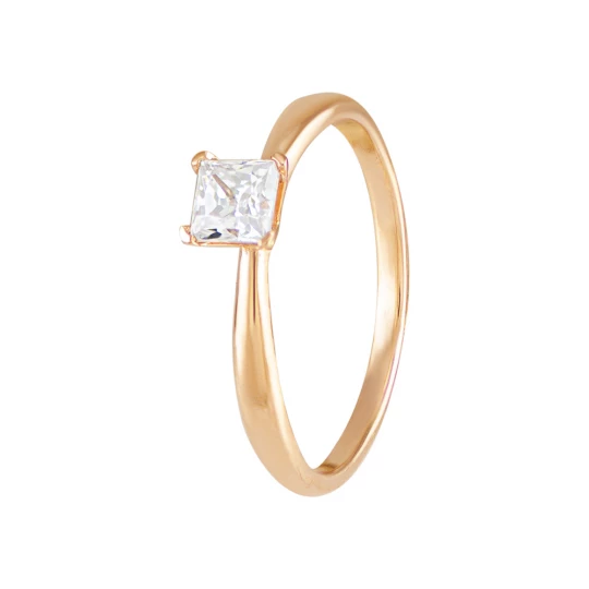 Engagement ring &quot;Parisien&quot; in red gold