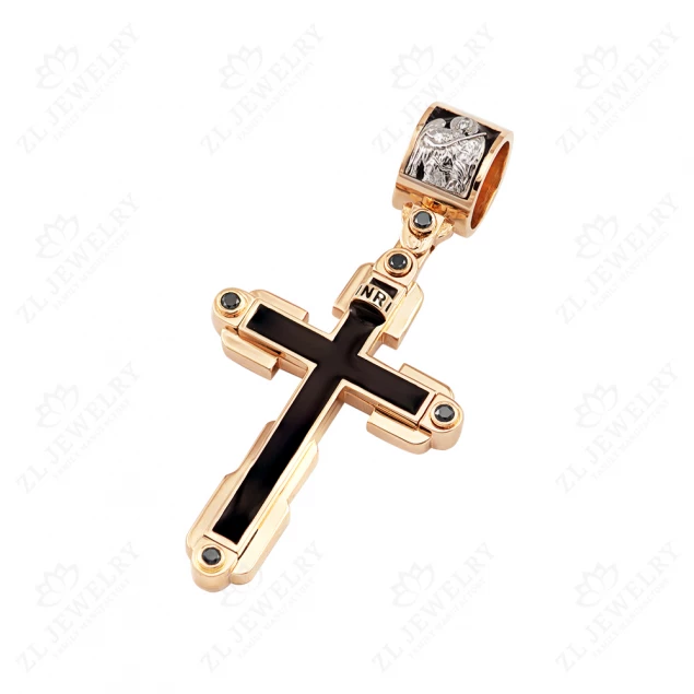 Cross "Classic" in red gold Photo-2