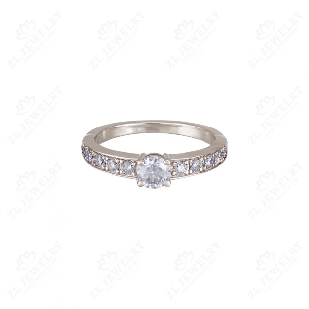 Engagement ring "White flame" Photo-1