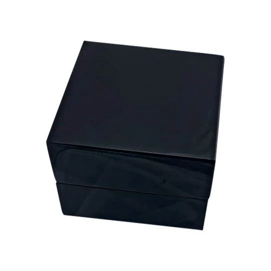 Black glossy box for bracelets or watches