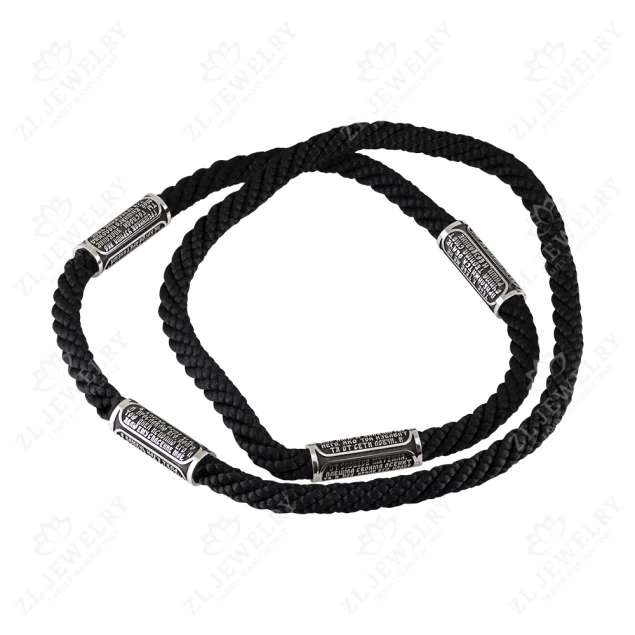 Rope "90 Рsalm" in white gold Photo-2