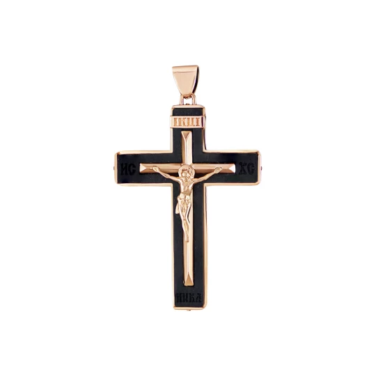 Cross on a wooden base