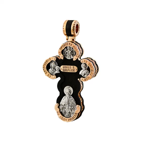 Cross with the faces of the saints
