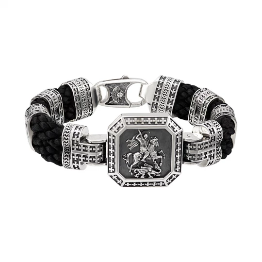 Bracelet "St. George the Victorious" with blackening