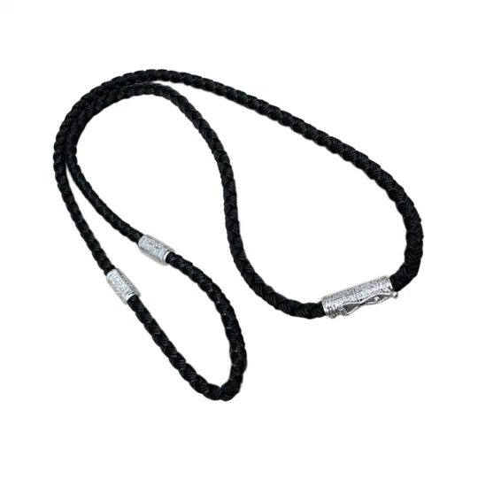 Rope &quot;Patterns&quot; in white gold