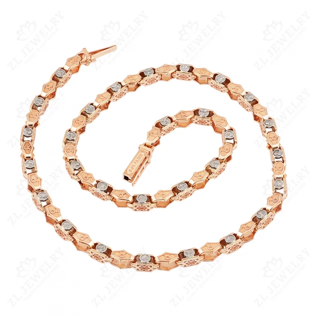 &quot;Zodiac&quot; chain with saint inlays Photo-3