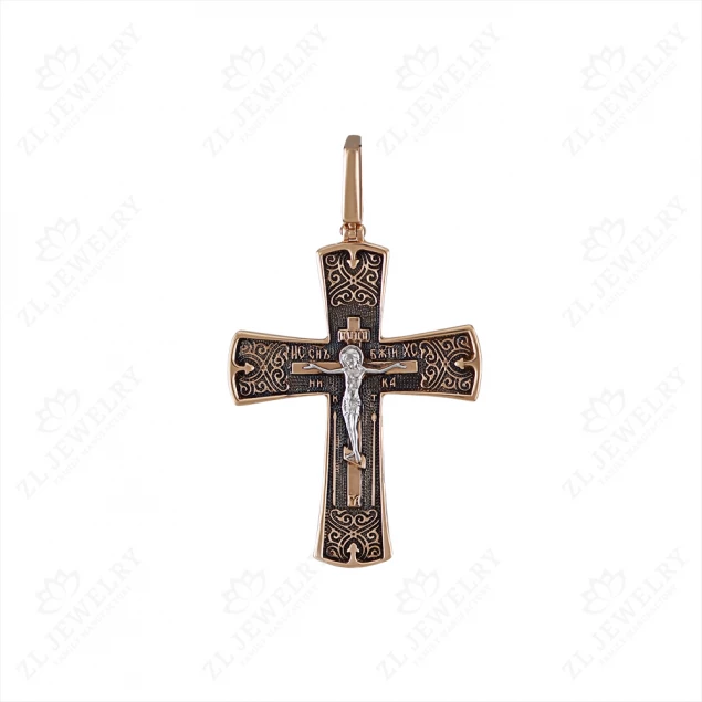Cross with patterns