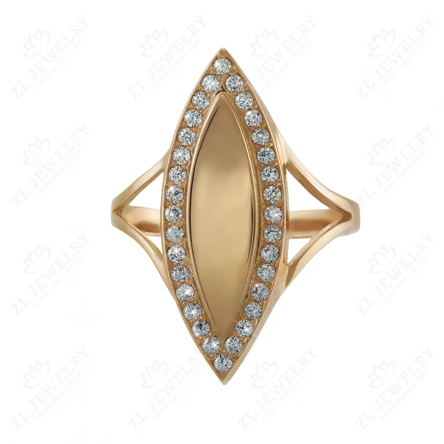 Ring &quot;Roksolana&quot; with diamonds Photo-1