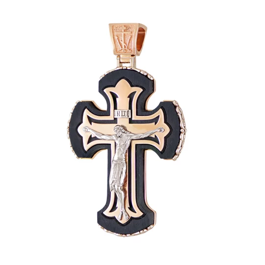 Cross with openwork inserts