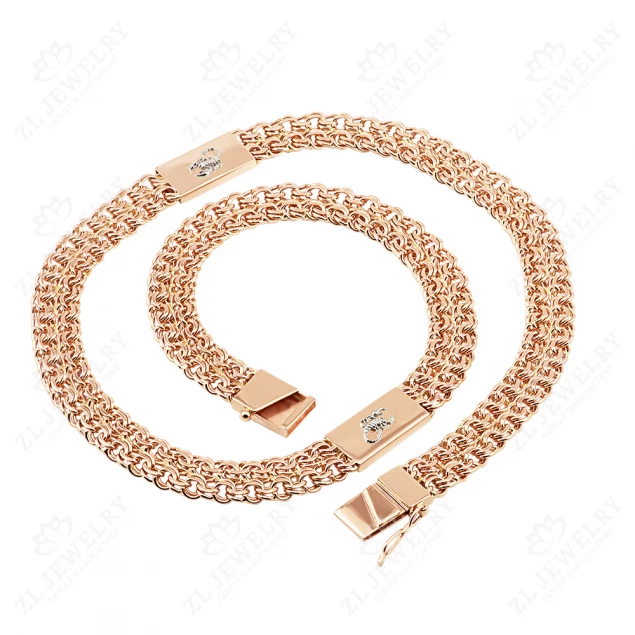 Chain  &quot;Double Bismarck&quot; with scorpion inlays Photo-2
