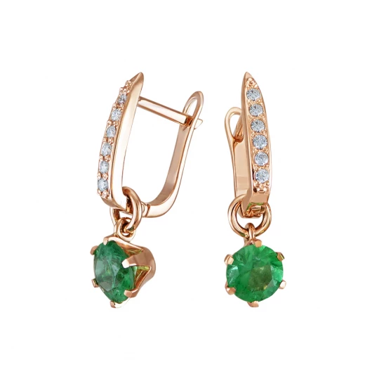 Earrings - transformers "Emerald Valley"