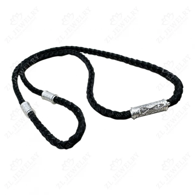 Rope &quot;Patterns&quot; in white gold Photo-1