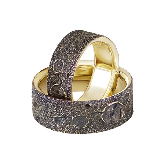 Wedding rings "Eclipse"