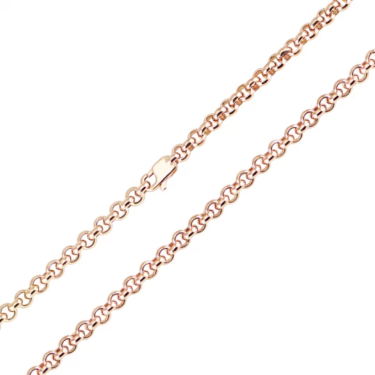 &quot;Chopard&quot; chain in red gold