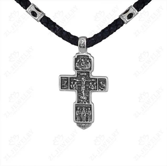 Cross "Crucifixion of Christ. Holy Trinity" Photo-2