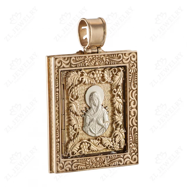 The icon &quot;Prayer book with our father&quot; with Nicholas the Wonderworker and the &quot;seven-shooter&quot; icon of the Mother of God Photo-4