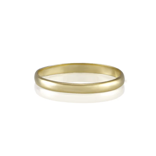 Wedding rings "Classic" in lemon gold