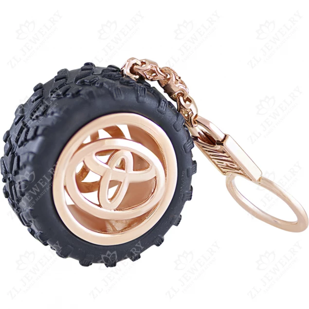 Gold keychain &quot;Toyota&quot; Photo-2