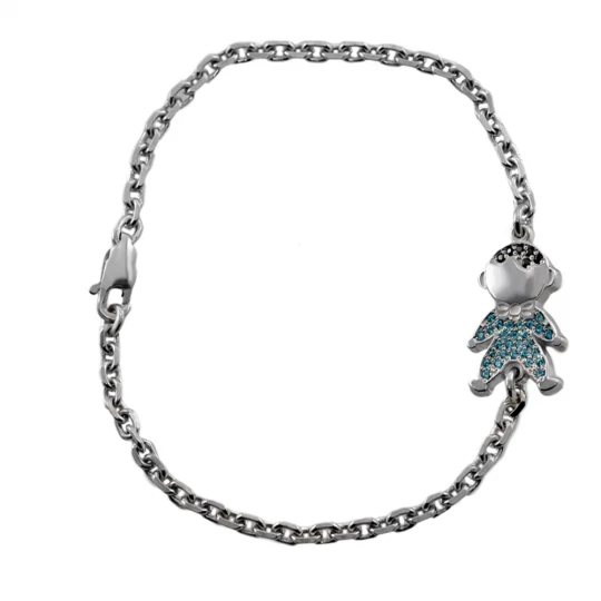 Bracelet &quot;Boy&quot; on the anchor chain