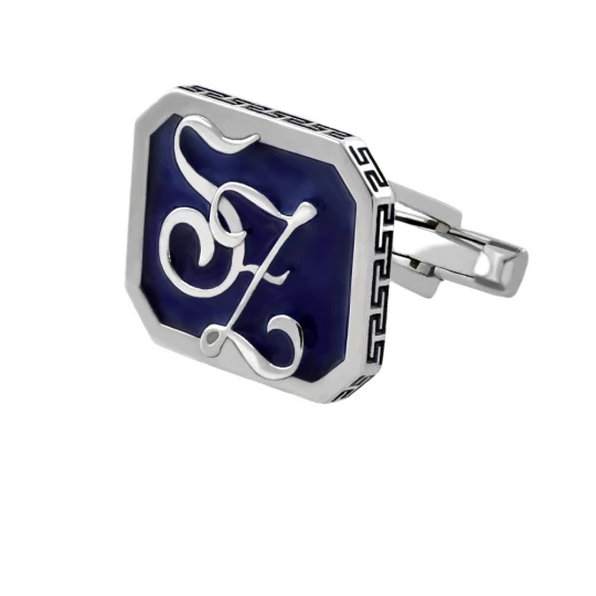 Cufflinks with enamel