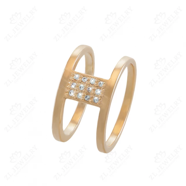 Ring &quot;Chariot&quot; with stones
