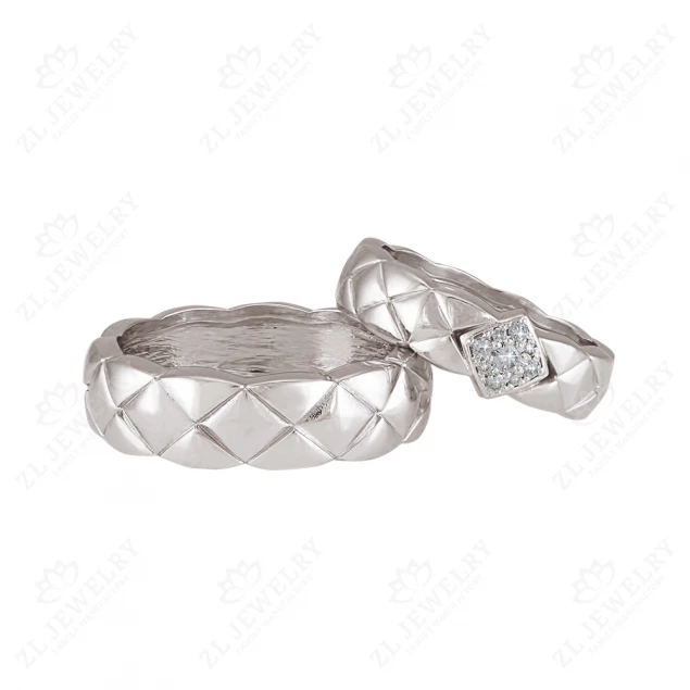 Wedding rings "Delicate diamonds" Photo-1