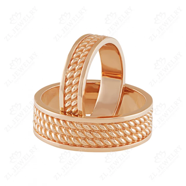 Wedding rings &quot;Pigtails&quot; Photo-2