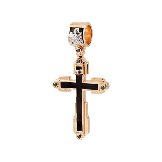 Cross "Classic" in red gold