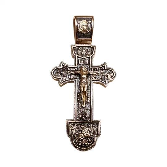 Cross with blackening