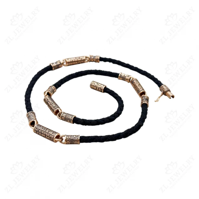 Prayer rope in red gold Photo-1