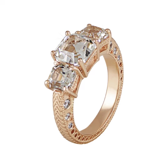 &quot;Color of Passion&quot; engagement ring
