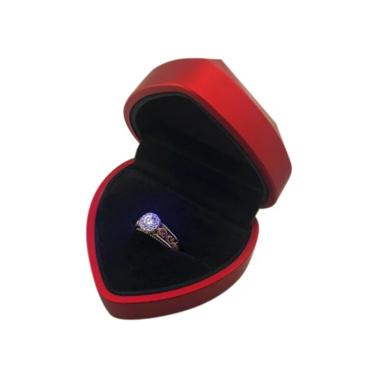 Gift box "Heart" in red color