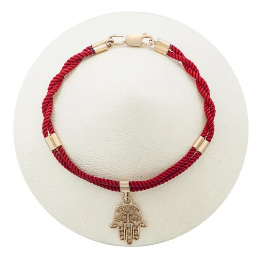 Bracelet &quot;Hand of Fatima&quot; red