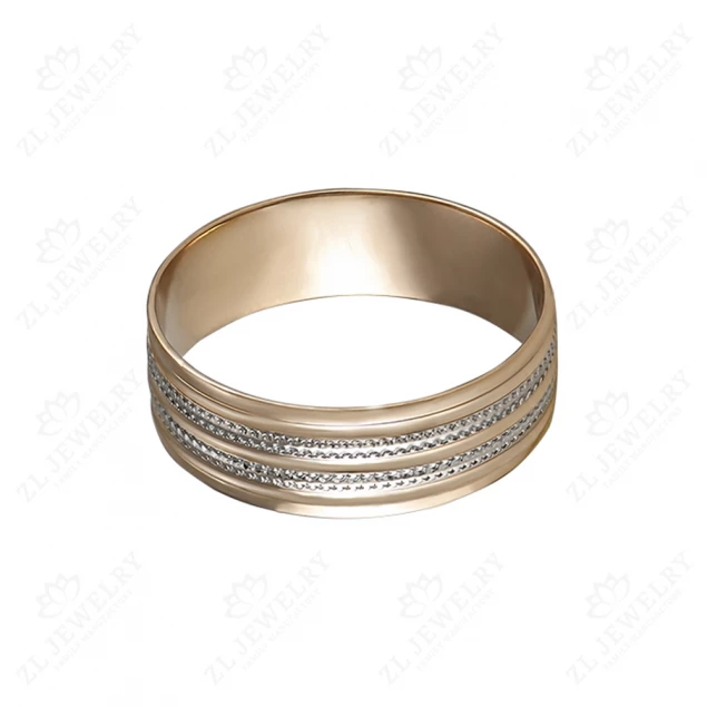 Wedding rings &quot;White pattern&quot;