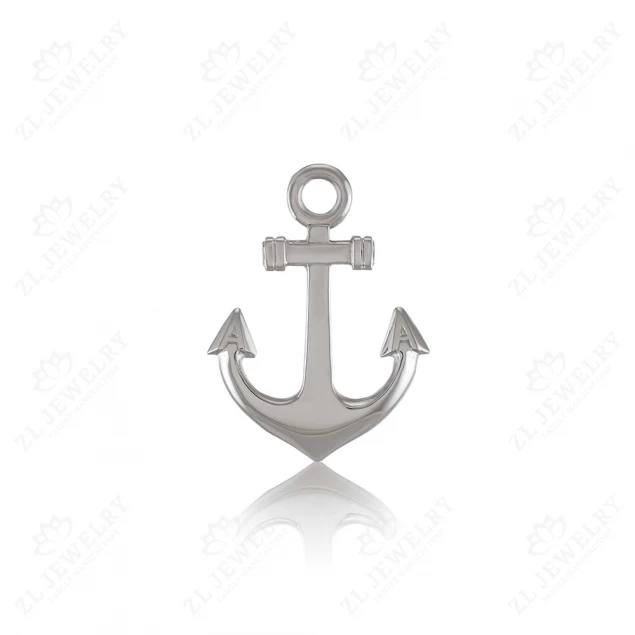 Pendant "Anchor" with initials Photo-1