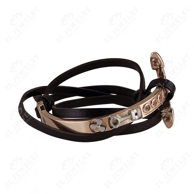 Bracelet "Anchor" with initials Photo-2