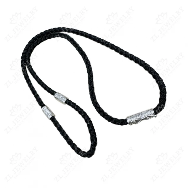 Rope &quot;Patterns&quot; in white gold
