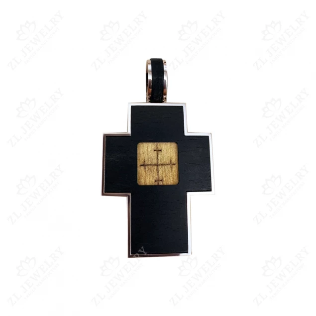 Cross case with client base and wood Photo-1