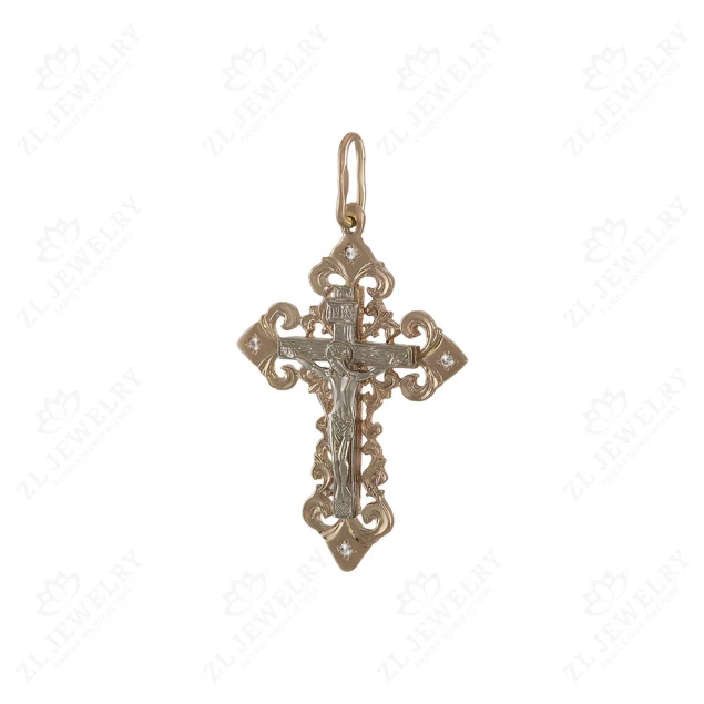 Openwork Cross with Crucifix