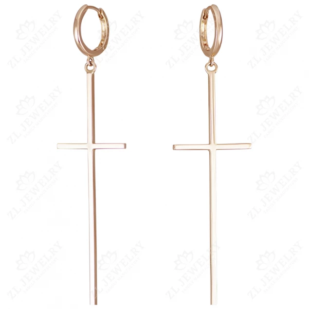 Earrings "Cross"