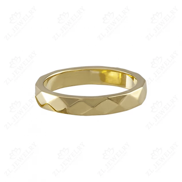 Wedding ring &quot;Delicate edges&quot; with a smooth surface