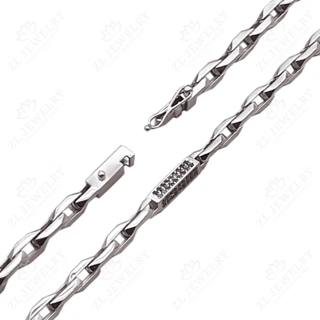 &quot;New Anchor&quot; chain with diamonds Photo-1