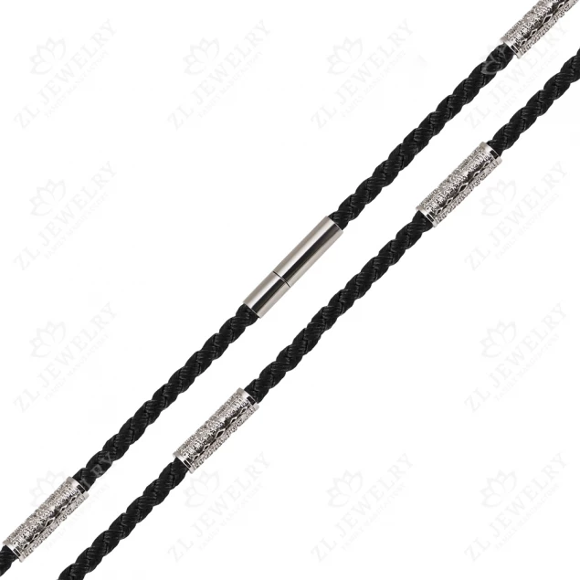 Rope &quot;Five prayers&quot; in white gold Photo-1
