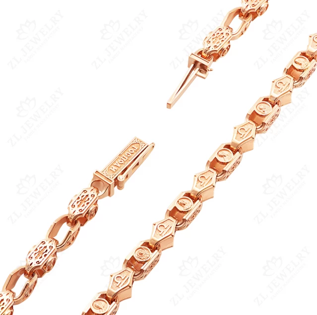 Chain &quot;Scales&quot; with the faces of saints Photo-1