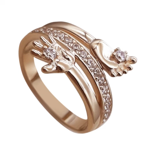 &quot;Hands and Feet&quot; ring