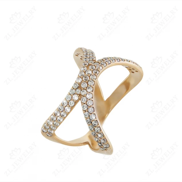 Ring &quot;Milana&quot; with diamonds