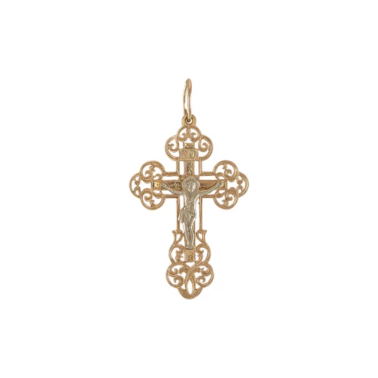 Ornate cross with crucifix