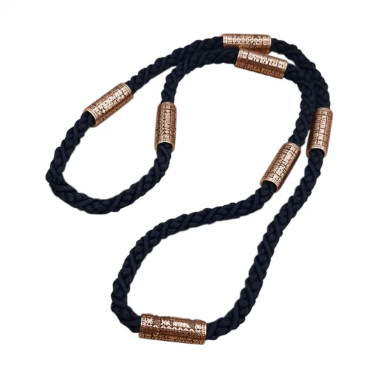 Rope with &quot;Our Father&quot; prayer inserts