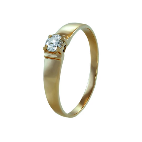 Ring "Classic" with a diamond